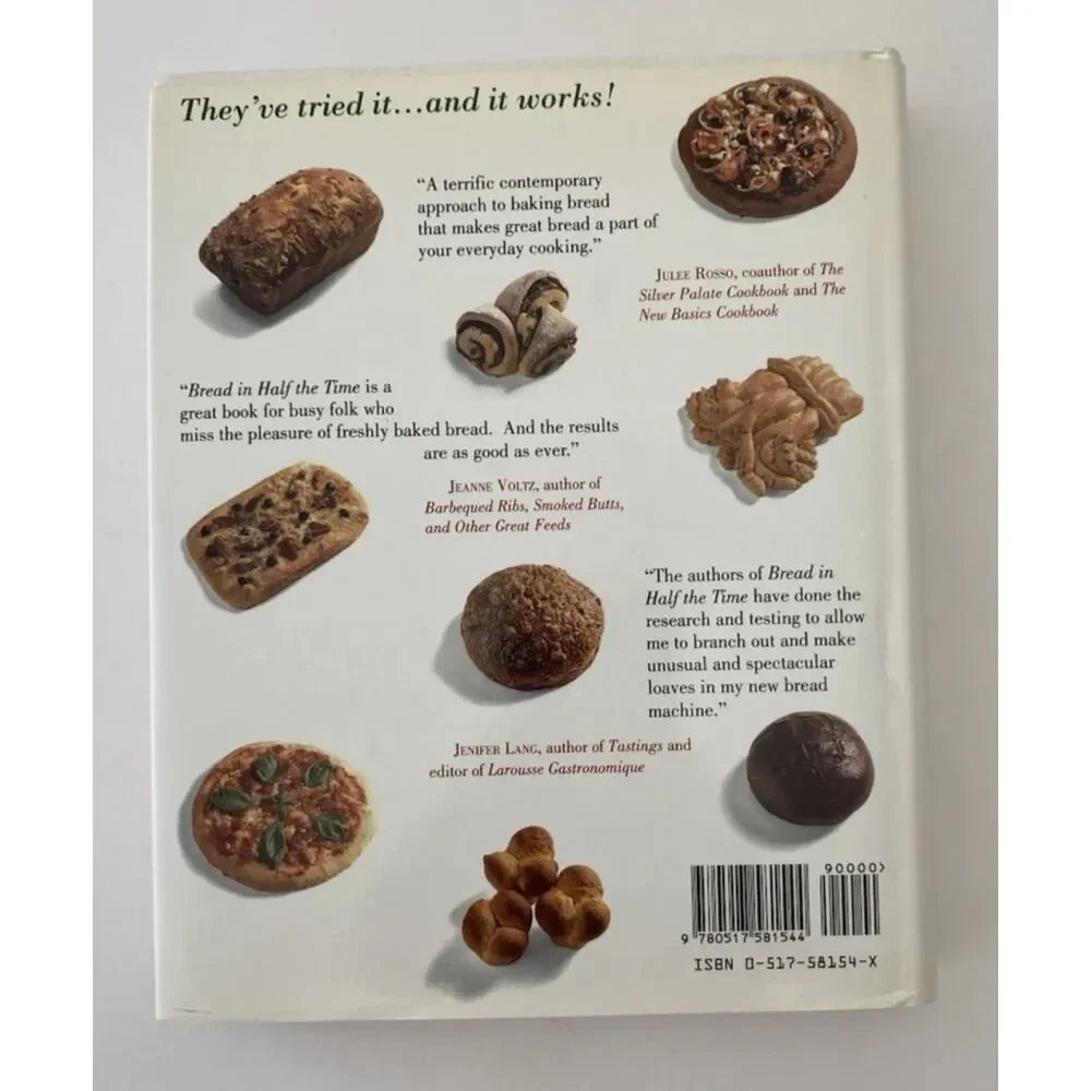 Bread In Half The Time: Use Your Microwave & Food Processer- hardcover